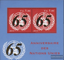 UN - Geneva Block29 (complete Issue) Unmounted Mint / Never Hinged 2010 65 Years UN - Ungebraucht