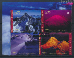 UNO - Genf 440-443 Viererblock (kompl.Ausg.) Gestempelt 2002 Jahr Der Berge (10067961 - Usados
