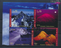 UNO - Genf 440-443 Viererblock (kompl.Ausg.) Gestempelt 2002 Jahr Der Berge (10067962 - Oblitérés