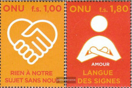 UN - Geneva 600-601 (complete Issue) Unmounted Mint / Never Hinged 2008 People With Disability - Neufs