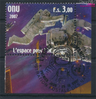 UNO - Genf 586 (kompl.Ausg.) Gestempelt 2007 Weltraumfahrt (10067916 - Usados