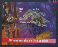 UNO - Genf Block22 (kompl.Ausg.) Gestempelt 2007 Weltraumfahrt (10067911 - Used Stamps
