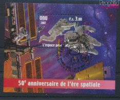 UNO - Genf Block22 (kompl.Ausg.) Gestempelt 2007 Weltraumfahrt (10067912 - Gebraucht