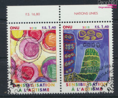UNO - Genf 788-789 Paar (kompl.Ausg.) Gestempelt 2012 Autismus Besser Verstehen (10067783 - Used Stamps