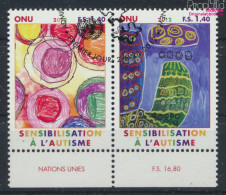 UNO - Genf 788-789 Paar (kompl.Ausg.) Gestempelt 2012 Autismus Besser Verstehen (10067784 - Used Stamps