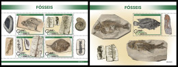 Guinea Bissau  2022 Fossils. (201) OFFICIAL ISSUE - Fossilien