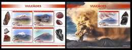 Guinea Bissau  2022 Volcanoes. (202) OFFICIAL ISSUE - Volcanes
