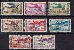 A.E.F. Poste Aérienne N°1/8 - Neuf ** Sans Charnière - TB - Unused Stamps