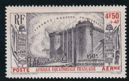 A.E.F. Poste Aérienne N°9 - Neuf ** Sans Charnière - TB - Unused Stamps