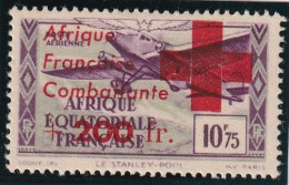 A.E.F. Poste Aérienne N°29 - Signé Brun - Neuf * Avec Charnière - TB - Ungebraucht