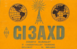 Ac9194 - IRELAND - VINTAGE POSTCARD - RADIO Frequency CARD - Belfast - 1950 - Radio