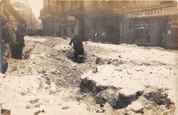 CPA 34 MONTPELLIER CARTE PHOTO CHUTE DE GRELE 13 MAI 1922 - Montpellier