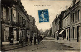 CPA Laigle Orne - Rue De La Gare (800349) - Le Merlerault