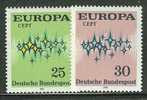 GERMANY  EUROPA CEPT 1972  MNH - 1972