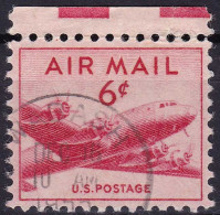 Etats-Unis (Poste Aérienne) YT PA34 Mi 552A Sn C33 Année 1947 (Used °) Avion - 2a. 1941-1960 Gebraucht