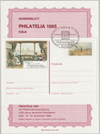 Deutschland ETB Sonderblatt PHILATELIA 1985 Mit PSo 11 Auflage Nur 20.000 ( Dg 307 )  Günstige Versandkosten - 1981-1990