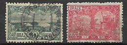 BRESIL   -   1915  .  Y&T N° 147 / 148  Oblitérés - Gebraucht