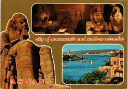 CPM Aswan – View – Statues EGYPT (852765) - Aswan