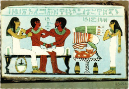 CPM Painted Limestone Stela Of Amnemhet And His Wife – Cairo EGYPT (852774) - Museums