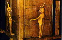 CPM Tutankhamen's Treasures – Large Gold Canopic Chest – Cairo EGYPT (852851) - Musea