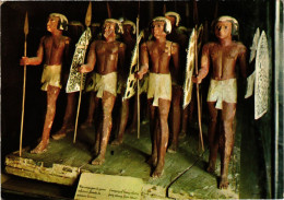 CPM Group Of 40 Nubian Soldiers – Cairo – Egyptian Museum EGYPT (852959) - Museums