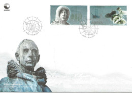 Norge Norway  2011 Entenary Of The Conquest Of The South Pole,  Roald Amundsen (1872-1928), Polar Explorer,  FDC - Covers & Documents