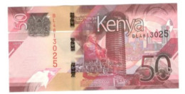 KENYA - 50 Shillings 2019 - UNC - Kenya