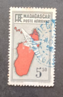 FRANCE COLONIE MADAGASCAR AIRMAIL 1941 TAXE CAT YVERT N. 20 - Strafport