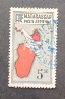 FRANCE COLONIE MADAGASCAR AIRMAIL 1941 TAXE CAT YVERT N. 20 - Portomarken