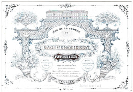 Belgique, "Carte Porcelaine" Porseleinkaart, Dascher - Migeon, Patissier à Gand, Dim: 128 X 88 Mm - Porzellan