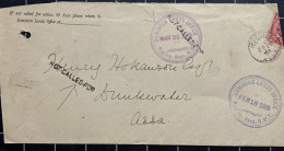 CANADA-1905, COVER 3 SIDE OPEN, USED,  NOT CALLED FOR, RETURN TO SENDER, DOMINION LAND OFFICE,  REGINA CITY CANCEL. - Briefe U. Dokumente