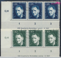 DDR 593DV-594DV Mit Druckvermerk (kompl.Ausg.) Gestempelt 1957 Bertolt Brecht (10065525 - Gebraucht