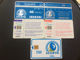 5 Telecartes  SÉNÉGAL - Senegal