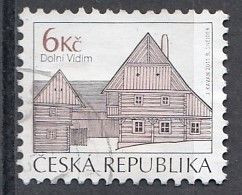 CZECH REPUBLIC 708,used,falc Hinged - Gebruikt