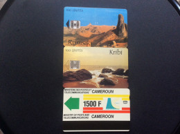 3 Telecartes  CAMEROUN - Kamerun