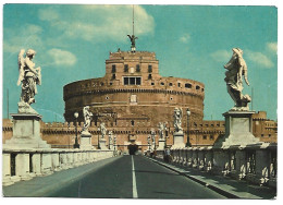 PONTE E CASTEL S. ANGELO / SAN'T ANGELO BRIDGE AND CASTLE.-  ROMA - ( ITALIA ) - Pontes