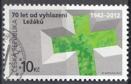 CZECH REPUBLIC 722,used,falc Hinged - Oblitérés