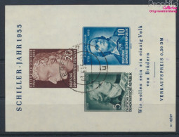 DDR Block12 (kompl.Ausg.) Gestempelt 1955 Schiller (10065434 - Gebraucht