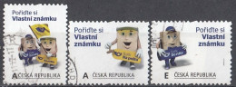 CZECH REPUBLIC 726-728,used,falc Hinged - Used Stamps
