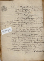 VP21.954 - Acte De 1870 - Vente D'une Pièce De Terre Située à LA POOTE Par Mr & Mme FOURNAGE à Mr P. PHILIPPE - Manuscrits