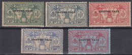 NOUVELLES HEBRIDES : TAXE N° 1/5 NEUFS * GOMME CHARNIERE - A VOIR - COTE 375 € - Unused Stamps