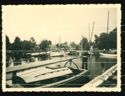 Orig. XL Foto 17.10. 1937 Blick Auf Die Reinicke Werft Hugo Reinicke Scharfe Lanke Berlin Spandau Marina Lanke Berlin AG - Spandau