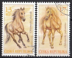 CZECH REPUBLIC 784-785,used,falc Hinged,horses - Used Stamps