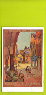 EXCURSIONS En BRETAGNE Repro D'Affiche Des Chemins De Fer De L'Etat - Saluti Da.../ Gruss Aus...