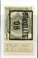Préo Typo Bruxelles 08 - Typos 1906-12 (Wappen)