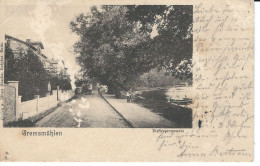 Gremsmühlen, Diekseepromenade, Altersspuren, Gelaufen 1900 - Malente-Gremsmuehlen