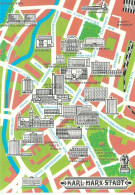 Stadtplan Karl-Marx-Stadt DDR, Nicht Gelaufen - Chemnitz (Karl-Marx-Stadt 1953-1990)