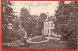 CPA 52 DOULAINCOURT Les Jardins De L' Hopital Pougny - Doulaincourt