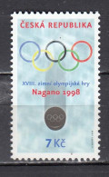 Czech Rep. 1998 - Winter Olympic Games, Nagano, Mi-Nr. 166, MNH** - Ongebruikt