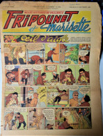 Revue BD Fripounet Et Marisette 21 Septembre 1952 Sylvain Et Sylvette - Sylvain Et Sylvette